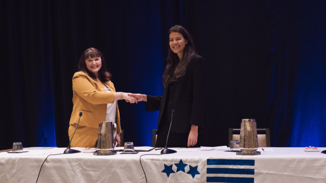 Foto: Vašingtonā parakstīts līgums par Latvijas uzņēmumu interešu pārstāvību 29 ASV štatos 