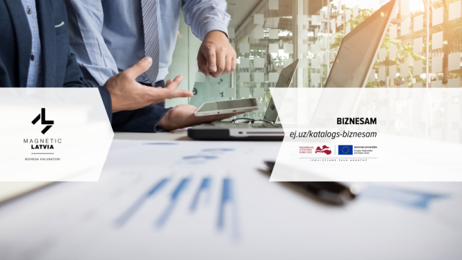 LIAA Biznesa inkubatoru produktu katalogs. Biznesam