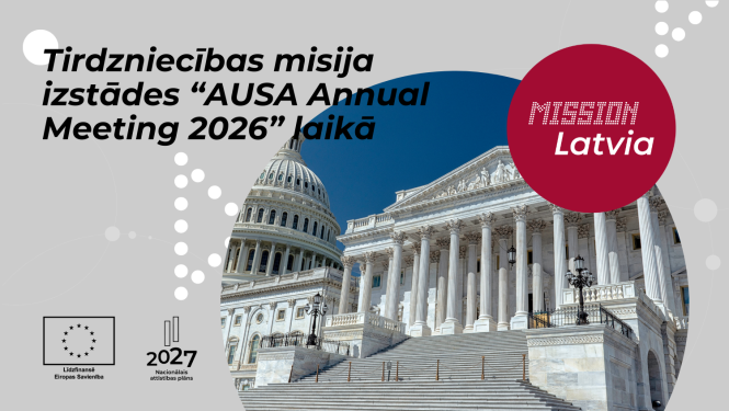 Tirdzniecības misija izstādes "AUSA Annual Meeting 2026" laikā