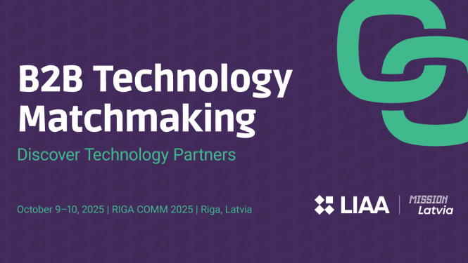 “B2B Technology Matchmaking”: Latvijas tehnoloģiskie risinājumi  Eiropas uzņēmumu digitālajai transformācijai