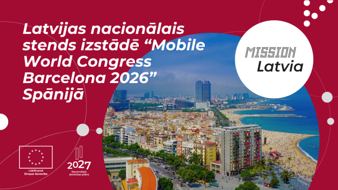 Latvijas nacionālais stends izstādē “Mobile World Congress Barcelona 2026” Barselonā (Spānijā)