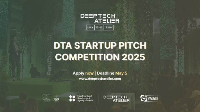 Parādi savu jaunuzņēmumu pasaulei – piedalies Deep Tech Startup Pitch Competition!