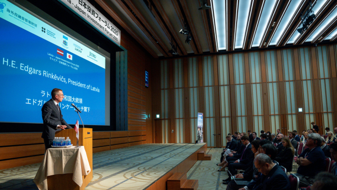 Latvijas-Japānas investīciju forums. Dāvis Drošs (Prezidenta kanceleja)