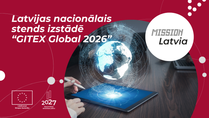 Latvijas nacionālais stends izstādē “GITEX Global 2026" Dubaijā