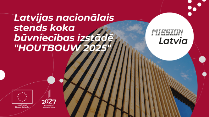 Nacionālais stends izstādē "Houtbouw"