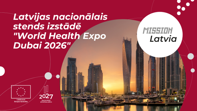 Latvijas uzņēmumu nacionālais stends starptautiskajā izstādē “World Health Expo Dubai 2026" Dubaijā
