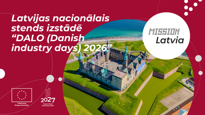 Nacionālais stends izstādē "DALO (Danish industry days) 2026"