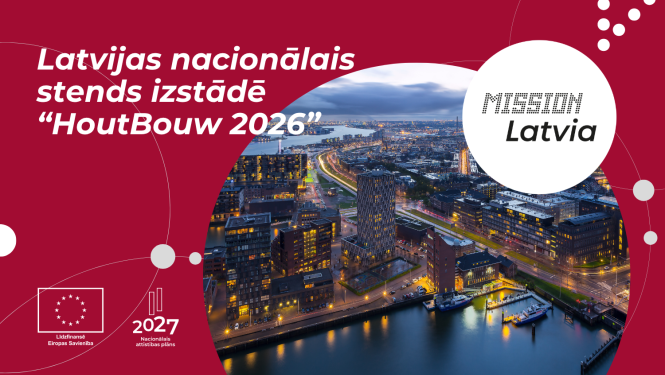 Nacionālais stends izstādē "HoutBouw 2026"