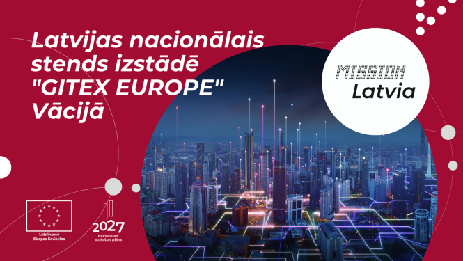 Latvijas nacionālais stends "Gitex Europe"