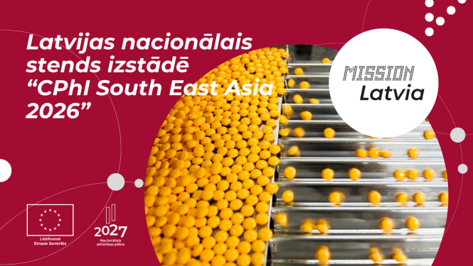Latvijas nacionālais stends izstādē “CPhI South East Asia 2026" Taizemē