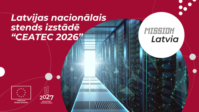 Latvijas nacionālais stends izstādē “CEATEC 2026" Japānā