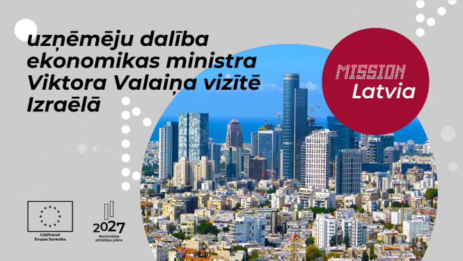 Uzņēmēju dalība ekonomikas ministra vizītē Izraēlā