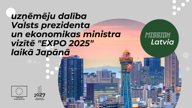 Valsts prezidenta un ekonomikas ministra vizīte Japānā