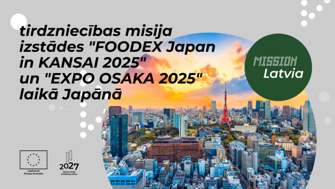 Tirdzniecības misija izstādes Foodex laikā Japānā