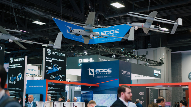 Foto: Latvijas uzņēmēju tirdzniecības misija Vašingtonā sākas ar dalību pasaules vadošajā militārās industrijas izstādē AUSA