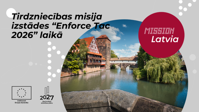 Tirdzniecības misija izstādes "Enforce Tac 2026" laikā