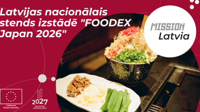 Latvijas nacionālais stends izstādē “FOODEX Japan 2026” Tokijā (Japānā)