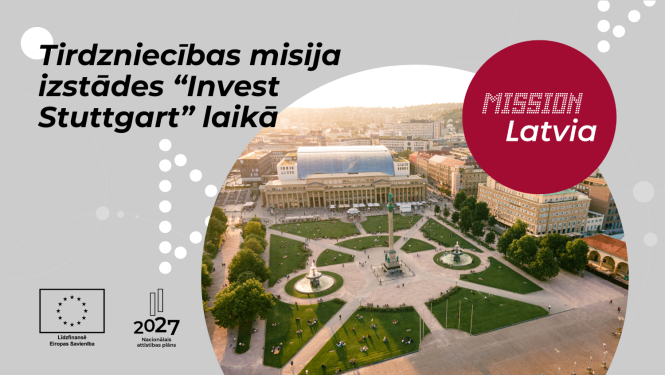 Tirdzniecības misija izstādes “Invest Stuttgart” laikā