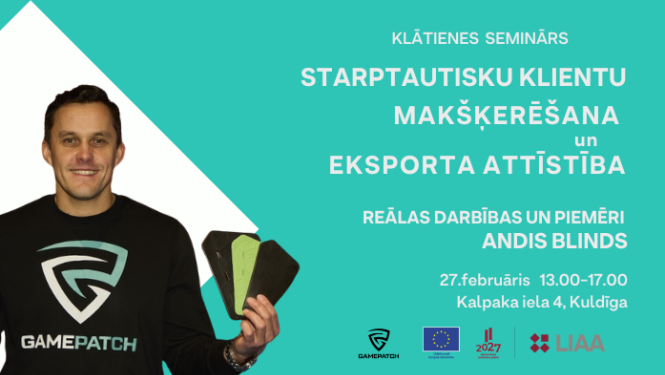 Meistarklase "Starptautisku klientu makšķerēšana & eksporta attīstība"