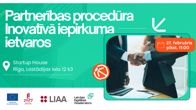 Partnerības procedūra inovatīvā iepirkuma ietvaros