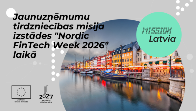 Jaunuzņēmumu tirdzniecības misija izstādes "Nordic FinTech Week 2026" laikā