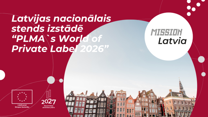 Latvijas nacionālais stends izstādē "PLMA`s World of Private Label 2026"