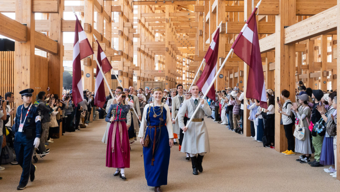 Latvijas Nacionālā diena izstādē "Expo"