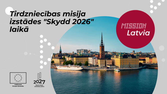 Tirdzniecības misija izstādes "Skydd 2026" laikā