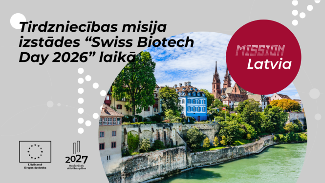 Tirdzniecības misija izstādes “Swiss Biotech Day 2026" laikā