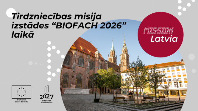 Latvijas nacionālais stends izstādē "BIOFACH 2026" Nirnbergā