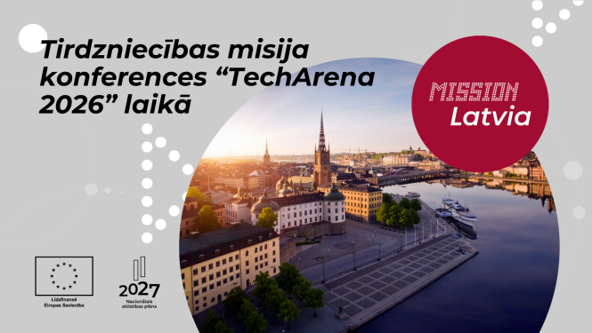 Tirdzniecības misija IKT un jaunuzņēmumu nozares komersantiem konferences “TechArena 2026” laikā