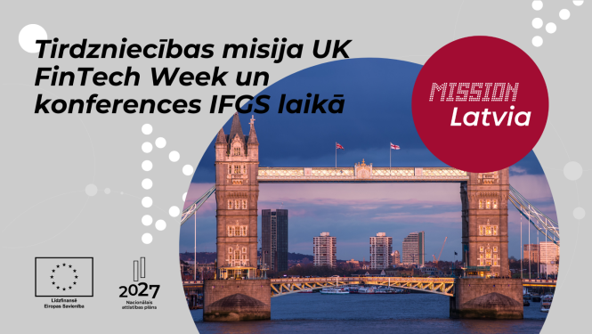 Tirdzniecības misija UK FinTech Week un konferences IFGS laikā