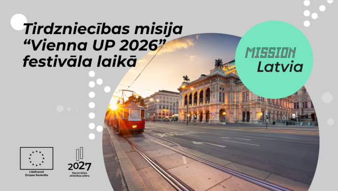 Jaunuzņēmumu tirdzniecības misija "Vienna UP 2026" festivāla laikā