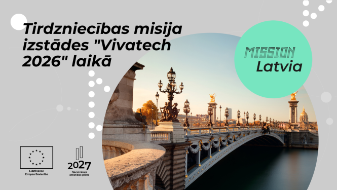 Tirdzniecības misija izstādes "Vivatech 2026" laikā