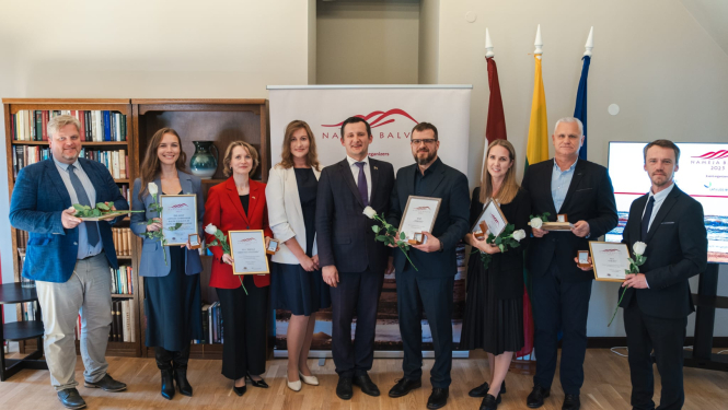 Baltijas paviljons saņēm ikgadējo "Nameja balvu" kā "Veiksmīgākais Latvijas - Lietuvas sadarbības projekts ārvalstu tirgos"