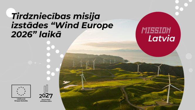 Tirdzniecības misija izstādes "Wind Europe 2026" laikā