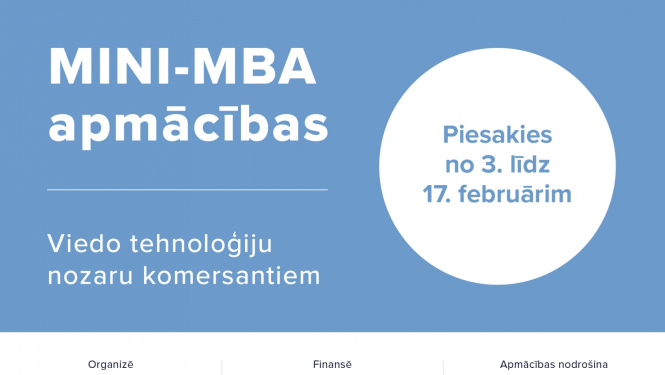Mini MBA apmācības 2022