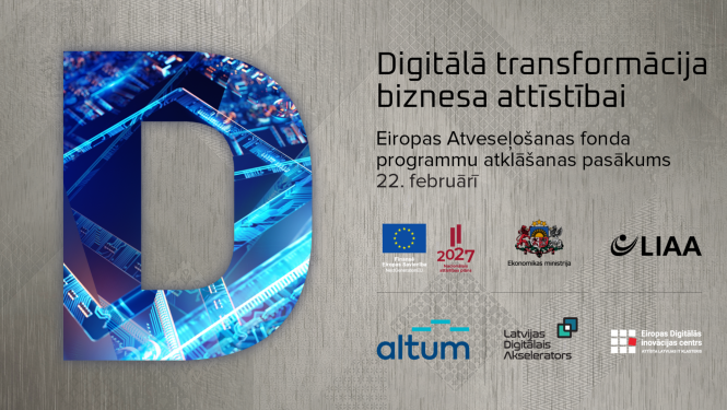 Digitālā transformācija biznesa attīstībai – atklāšanas pasākums