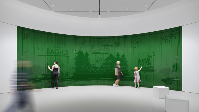 Expo paviljona vizualizācija