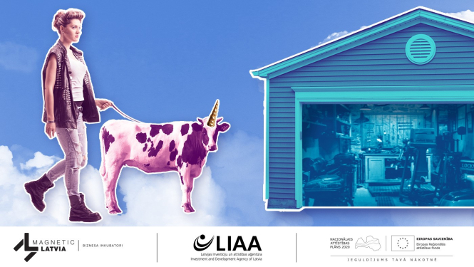 Vizuālais materiāls biznesa inkubatoru popularizēšanas kampaņai