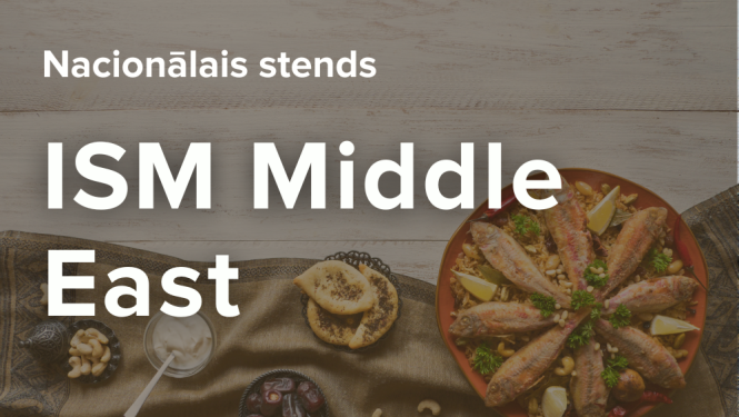 Latvijas nacionālais stends izstādē “ISM Middle East” 