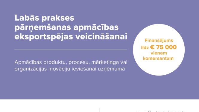 Darbinieku apmācībām pieejams līdzfinansējums līdz 75 tūkstošiem eiro