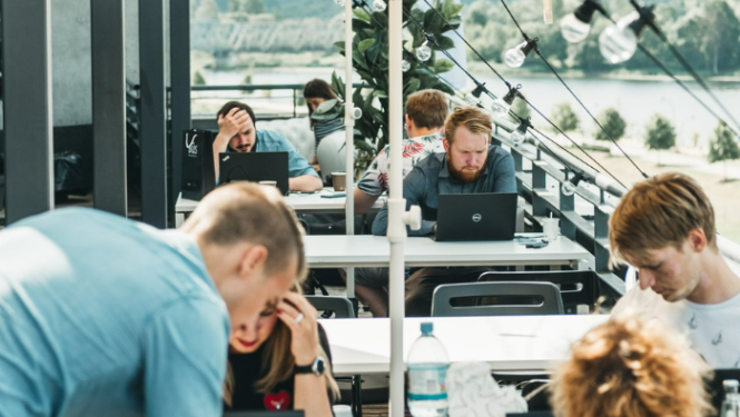 Vizuāls materiāls par biznesa inkubatoru programmu