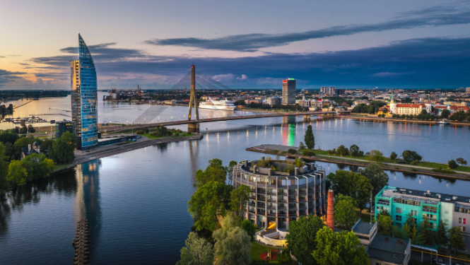 Rīgas skats vakarā