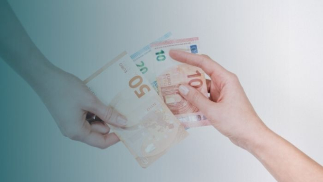 vizuāls attēlojums naudai