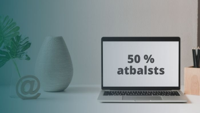 50% atbalsts mājaslapu izstrādei