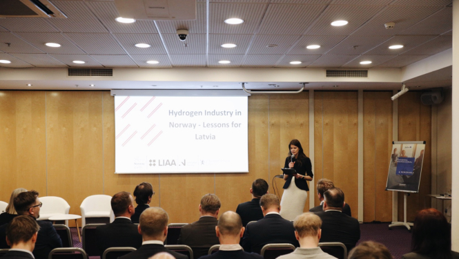 Pētījuma prezentācija par zaļā ūdeņraža lomu Norvēģijas ekonomikā un šīs nozares attīstības potenciālu Latvijā