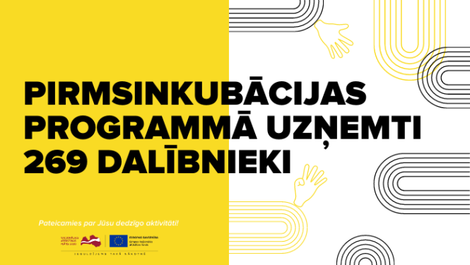 PINK programmā uzņemti 269 dalībnieki