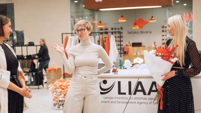 RBI Pop-up veikala atklāšana