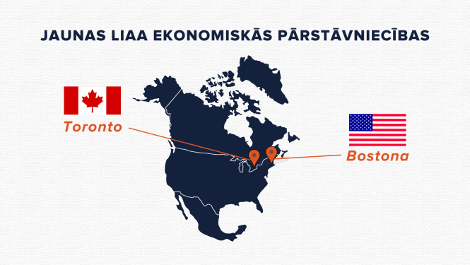 Atklātas jaunas LIAA ekonomiskās pārstāvniecības